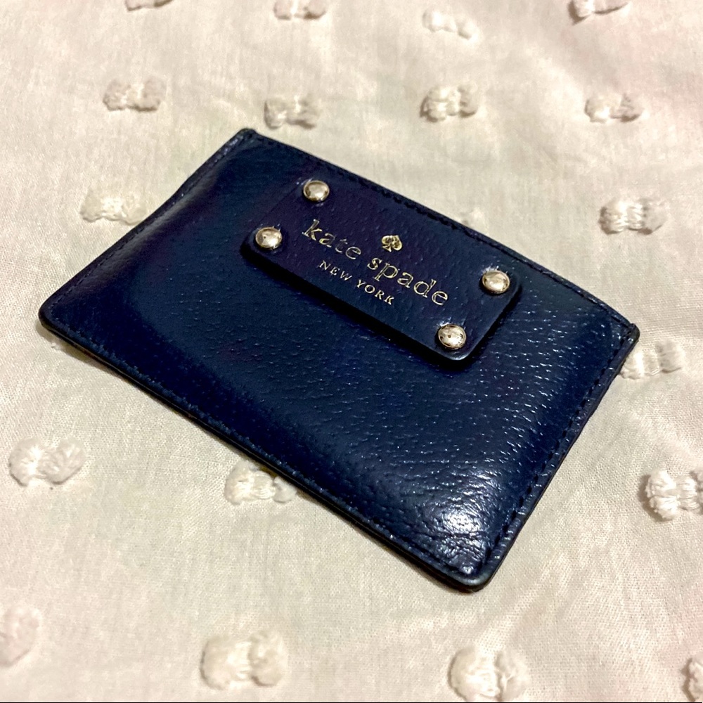 Kate Spade Card Holder - Navy Blue